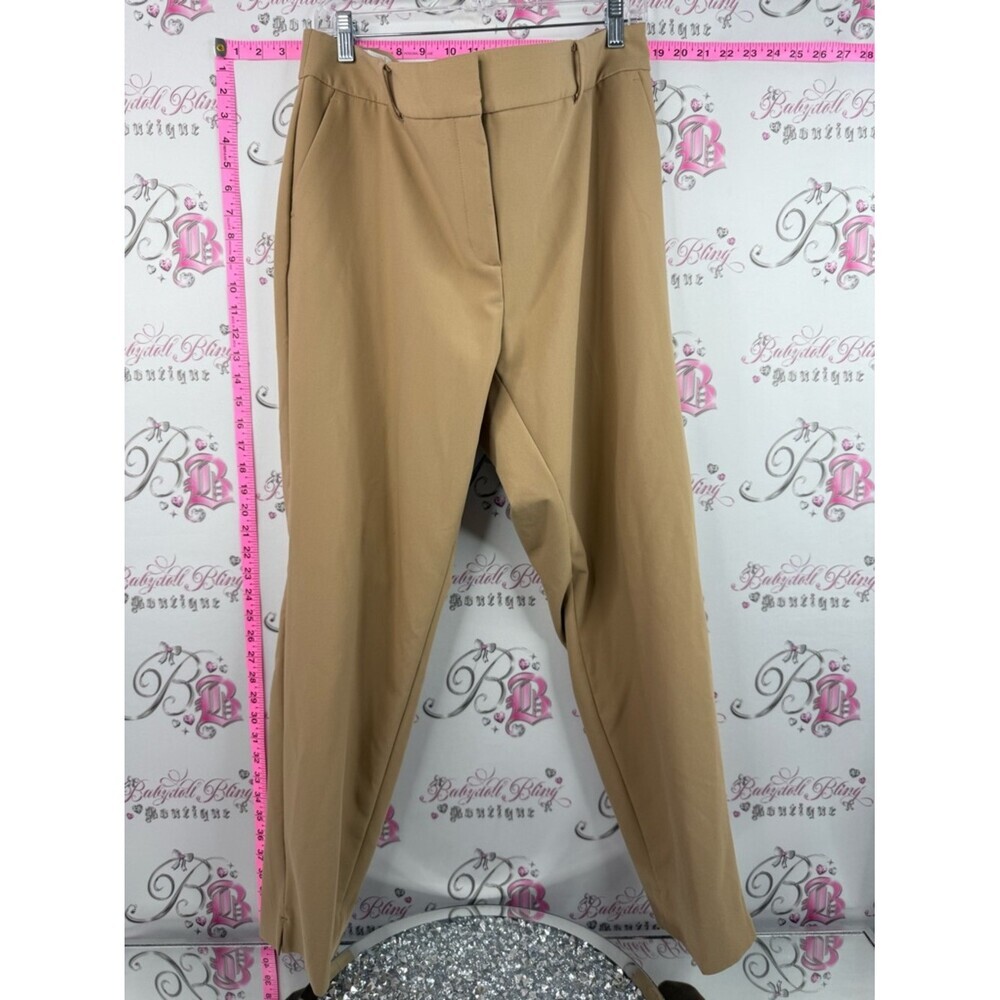 Talbots pants trouser Hampshire ankle pant brown tiki Dress Pants in Khaki